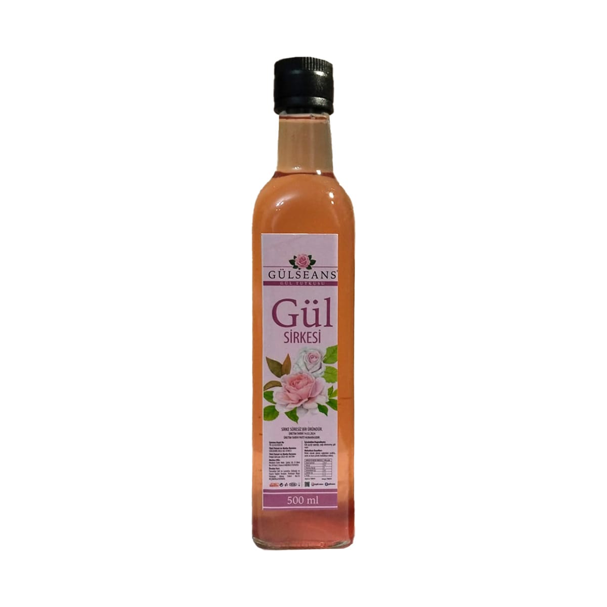 Gül Sirkesi 500 cc - %100 Doğal, Ferahlatıcı ve Şifalı Lezzet